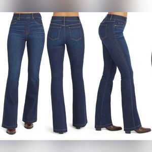 SPANX Women's Boot Cut Jeans - Dark Blue